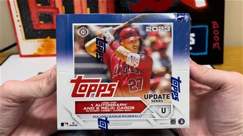 Big Auto Topps Update Jumbo Box Opening Huge Shop Pulls Youtube