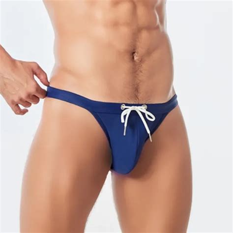 Herren Badeslips Sexy Bikini Bademode Badehose Mini Badeanzug Strand