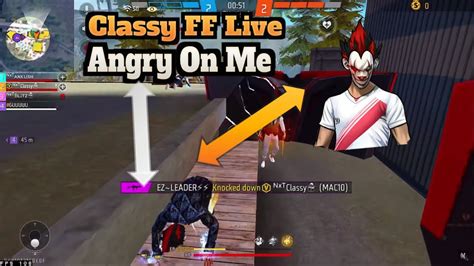 Classy Ff Angry On Me 🤬🤬🤬bishalff25 Ssgamerzone6630 Classyfreefire