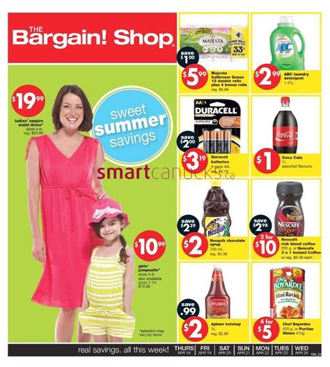 The Bargain Shop Flyer Apr To