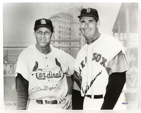 Lot Detail 1996 Ted Williams Stan Musial Signed 16 X 20 Photo