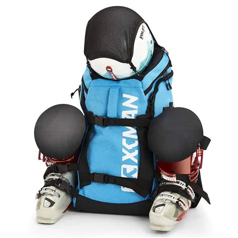 Ski Boot Backpack Lightweight and Durable Ski Bag-Stores Gear Including Helmet, Snowboard,Boots ...