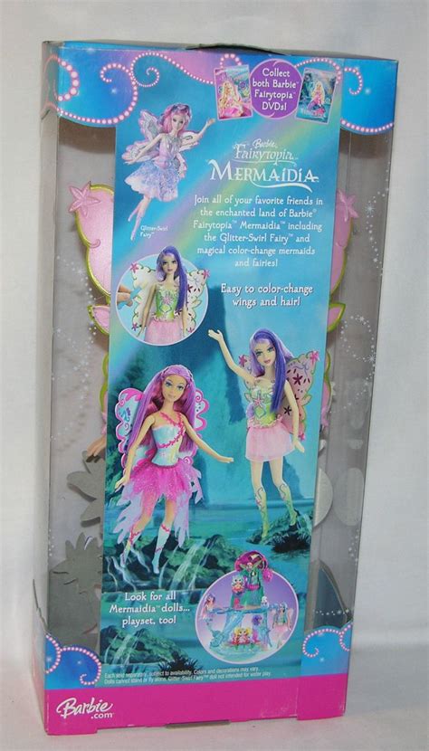 Mattel Barbie Fairytopia Mermaidia Color Change Doll Green NEW