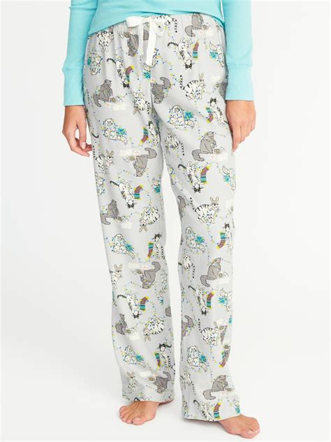 Printed Flannel Sleep Pants For Women Old Navy