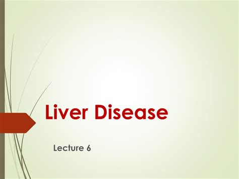 Ppt Liver Disease Powerpoint Presentation Free Download Id8783535