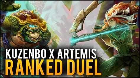 Kuzenbo X Artemis SMITE RANKED DUEL YouTube