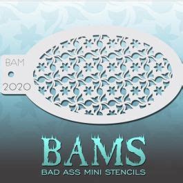 Bad Ass Bams FacePaint Stencil Facepaintshop