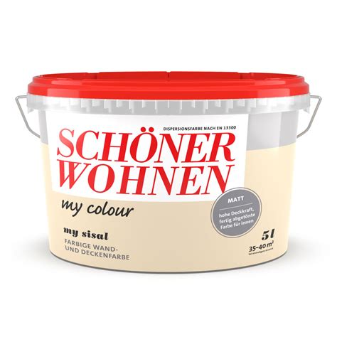 Schöner Wohnen Farbe Wandfarbe My Colour Sisal 5 L 5 596860