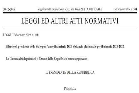 Legge Di Bilancio Nasce Il Programma Innovativo Nazionale Per La