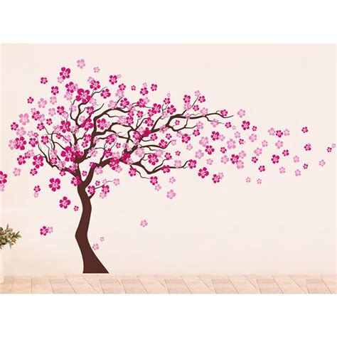 Pop Decors Cherry Blossom Tree Wall Decal And Reviews Wayfair