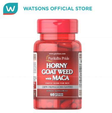 Puritan S Pride Horny Goat Weed Maca 60 Capsules 250 Mg Lazada PH