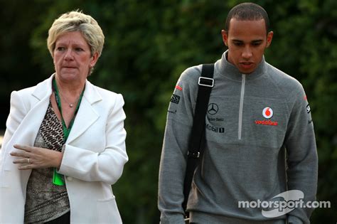 Carmen the mother of Lewis Hamilton, McLaren Mercedes Lewis Hamilton ...