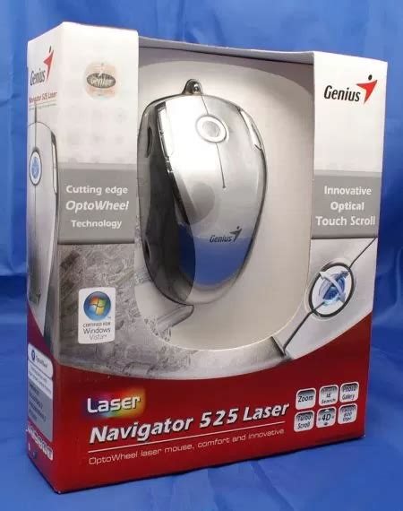 Офис не на колёсах - мышка Genius Navigator 525 Laser с оптическим ...