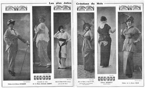 1914 Élégances Féminines Edwardian clothing Edwardian Baseball cards