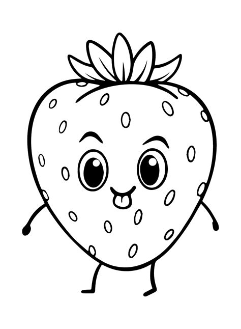 Coloring Pages Strawberry