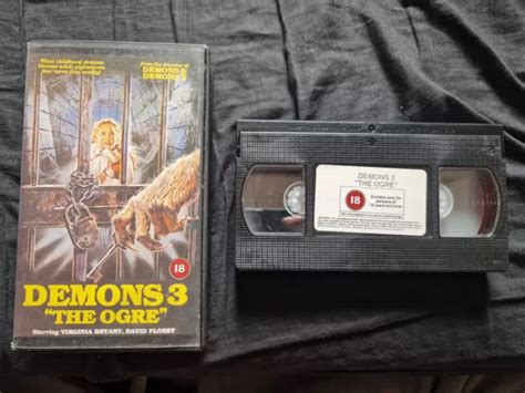 Demons 3 The Ogre Vintage Vhs Tape Horror Eur 1355 Picclick It