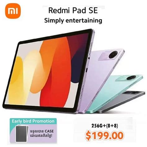 Xiaomi Redmi Pad SE 256G|8G Only Wifi (Re-Stock) - Smartphone, Tablet ...