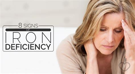 8 Signs Of Iron Deficiency Positive Health Wellness