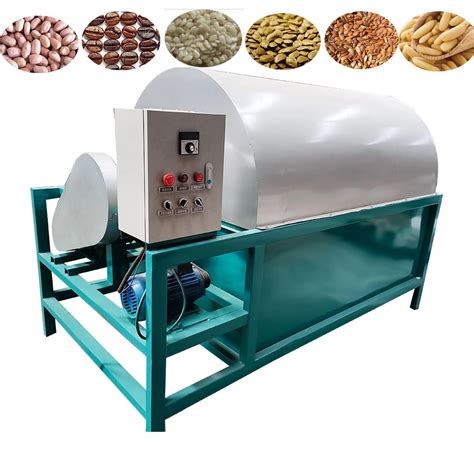 Nut Fruits Roasting Machine Steel Drum Rotary Coffee Peanut Chestnuts