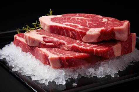 Premium Ai Image Transglutaminase Bonded Meat Cut Isolated On A