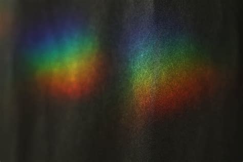 Rainbow Colors on Black Background · Free Stock Photo