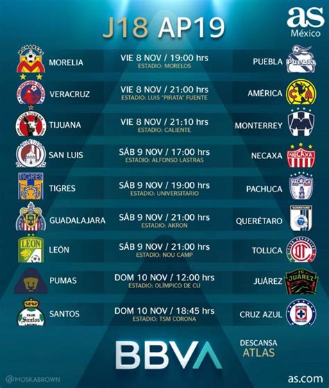 Horarios De La Liga Mx Olive Ashleigh