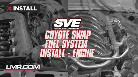 Sve Fuel System Engine Bay Install For Coyote Swap Fox Body Mustangs