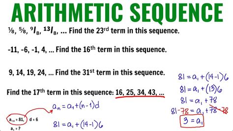 Arithmetic Sequence Civil Service Exam Reviewer Youtube