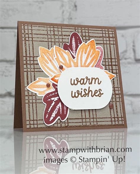 Fall Thanksgiving Card Making Ideas With The Autumn Leaves Stamp Set