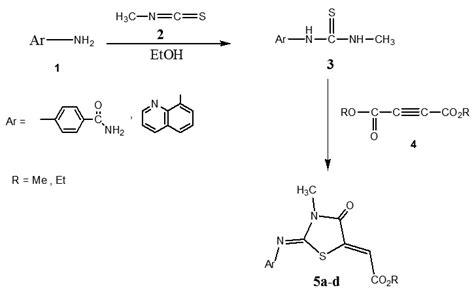 Scheme 1. Synthesis of 1,3-thiazole derivatives | Download Scientific ...