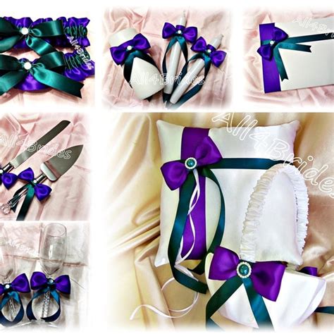 Purple And Teal Wedding Etsy