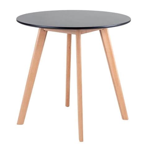 Conjunto De Mesa Redonda Leda 70cm Preto 2 Cadeiras Estofadas Leda Nude MadeiraMadeira