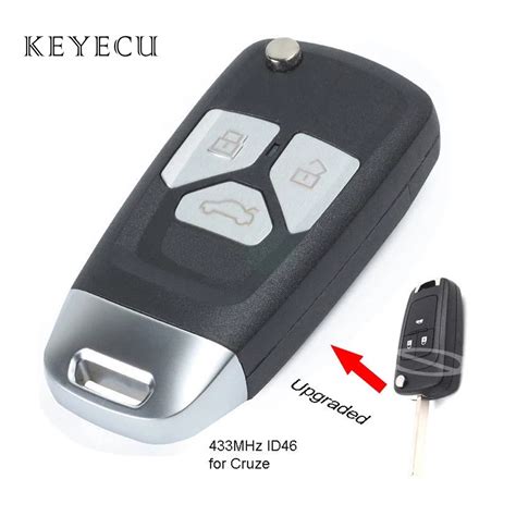 Keyecu Atualizado Flip Substitui O Remoto Chave Fob O Mhz