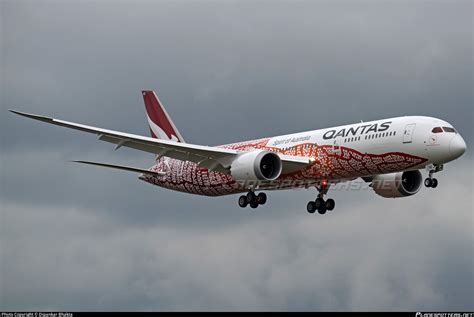 VH ZND Qantas Boeing 787 9 Dreamliner Photo By Dipankar Bhakta ID