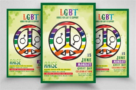 Lgbt Pride Flyer Graphic By Leza Sam · Creative Fabrica