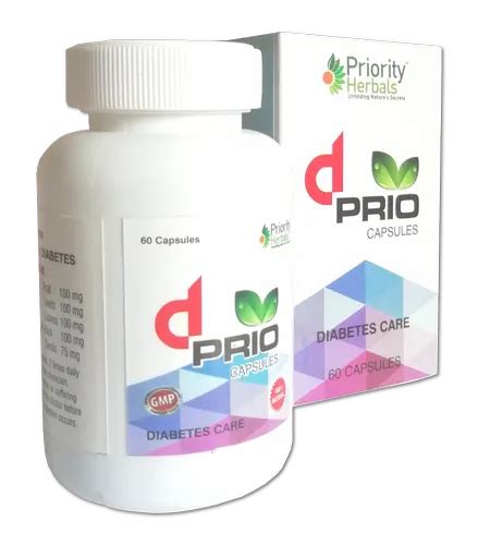 Priority Herbals Herbal Anti Diabetes Capsules For Personal Packaging Type Hdpe Bottle Rs