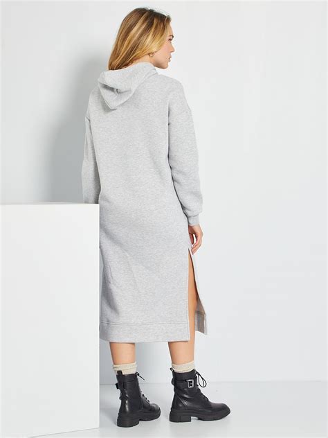 Robe Sweat Oversize Gris Kiabi 18 00