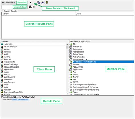 Object Browser In VBA Excel Unlocked