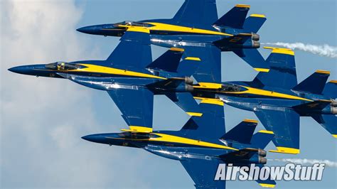 Blue Angels Full Show From Center Point With Maneuver List Mcas