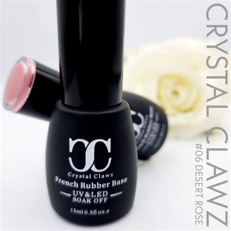 French Rubber Base Gel – Desert Rose #006 – Crystal Clawz