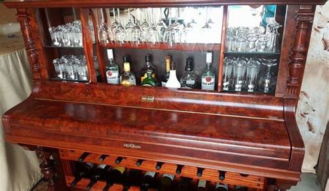 How To Repurpose A Piano Into A Bar Recycled Piano Upcycled Piano