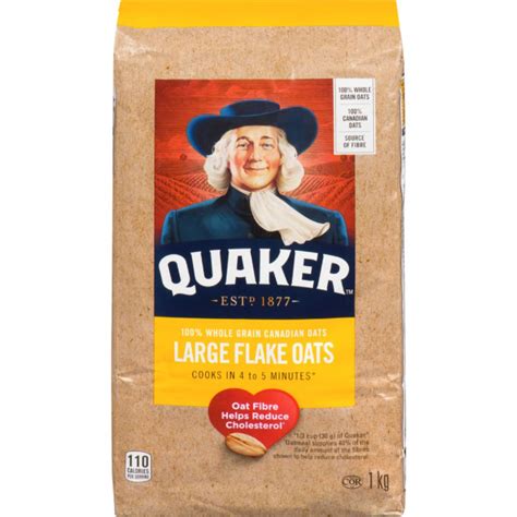 Quaker Large Flake Oats 1 Kg Iqbal Foods Inc