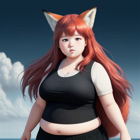 Convert To Image Really Fat Fox Woman