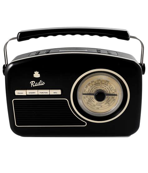 Gpo Retro Vintage S Style Rydell Dab Radio In Black