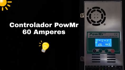 Configura O Do Controlador Powmr Amperes Youtube