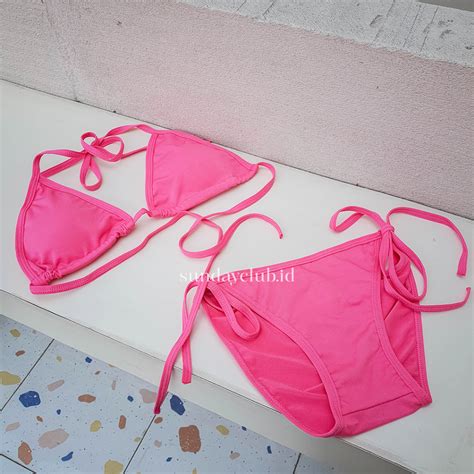 Jual Sundayclub Basic Triangle Bikini Swimsuit Bikini Segitiga Shopee