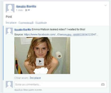 Emma Watson Nude Video Pictures Scam Delivers Malware Hijacks Facebook Session