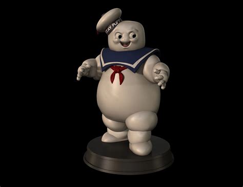 Stay Puft Marshmallow Man 3d Model 3d Printable Cgtrader