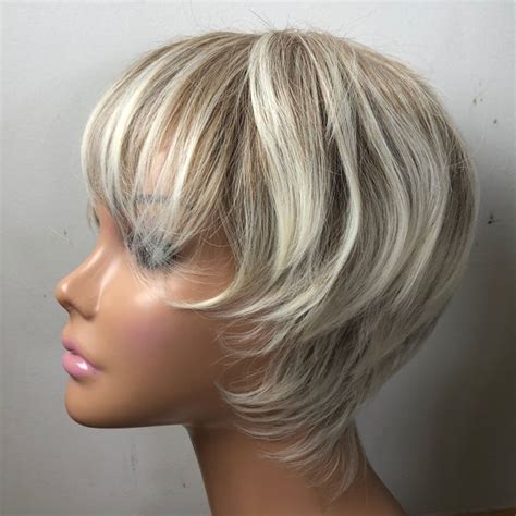 BLONDE HONEY BLONDE BROWN MIX FULL CAP WIG NEW Huge Hair Curling Hair With Wand Blue Hair