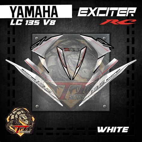 STICKER STRIPE MOTOR YAMAHA LC135 V8 FI EXCITER RC BODY STICKER RC LINE